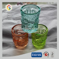 Colored Tiki Trio Shot Glasses